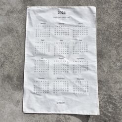 2026 仿棉布年曆 客製布年曆